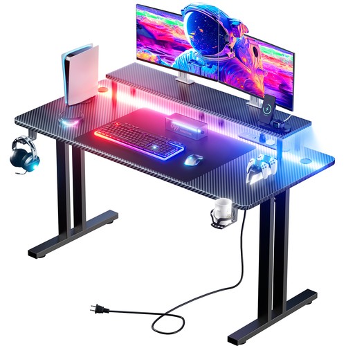 Gaming desk with led - 47/55/63",